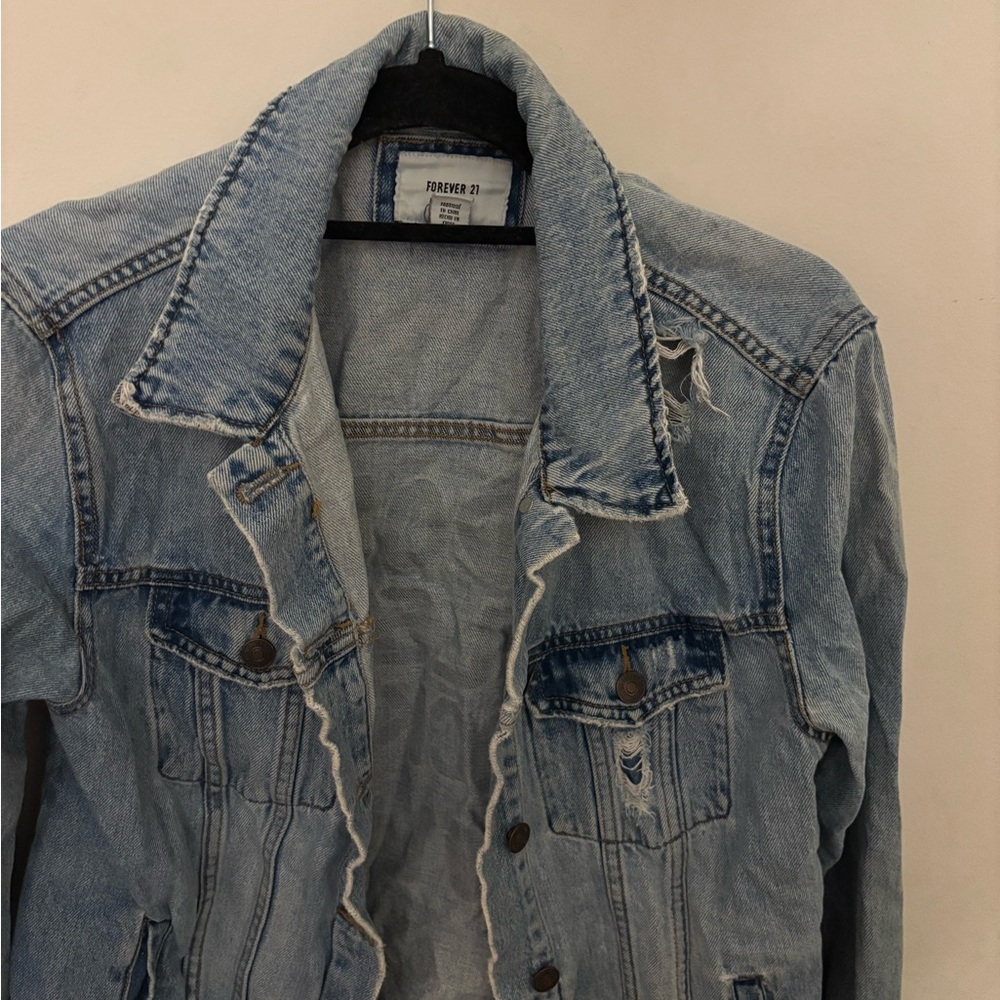 Faded Blue Denim Jacket
